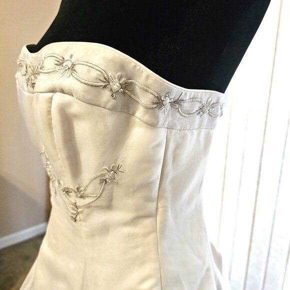 MS Wedding Dress 10 NWT - Picture 5 of 7